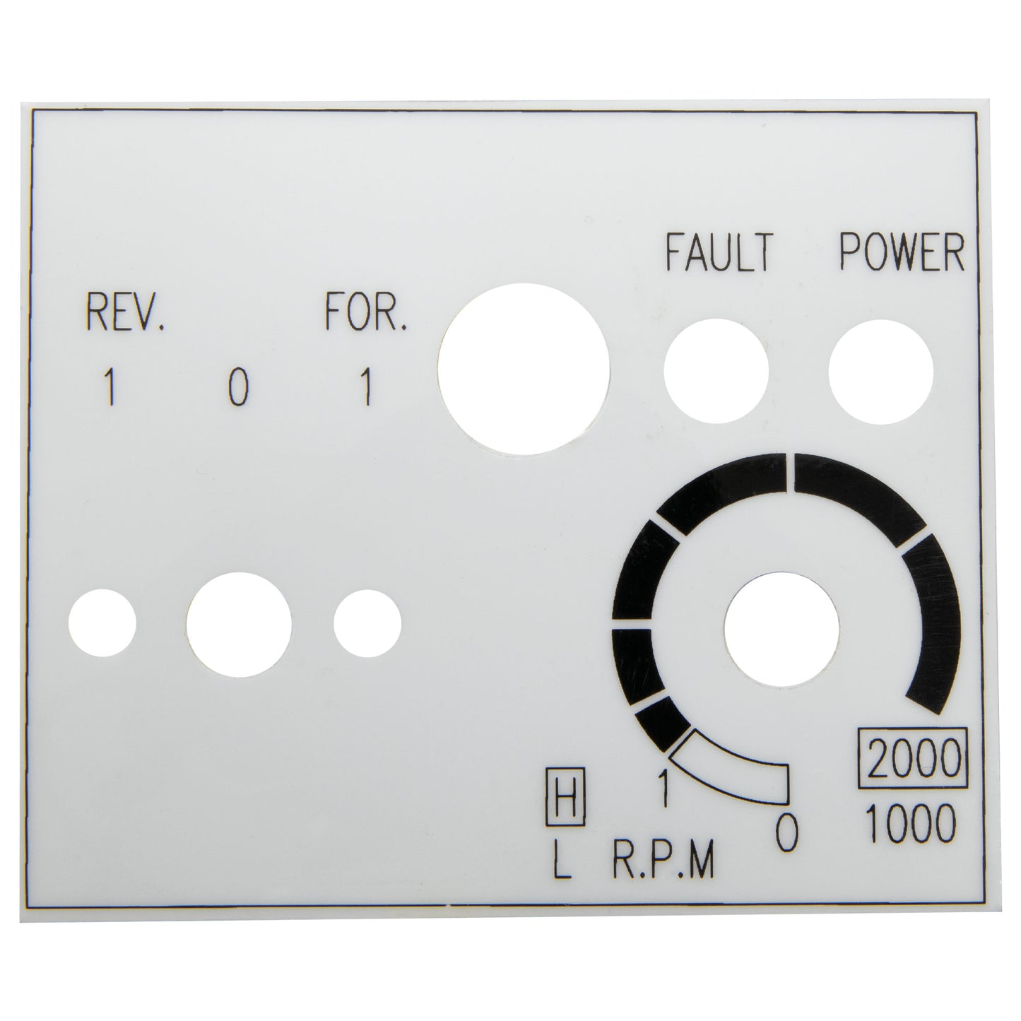 Label, Control Panel, Micro Mill