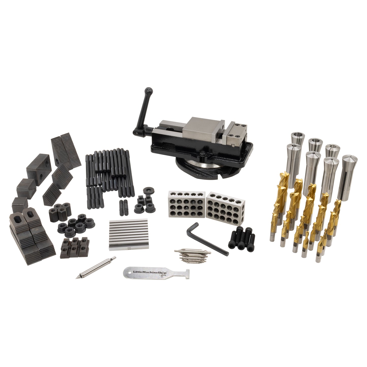 Mini Mill Tooling Package, R8 Deluxe - LittleMachineShop.com