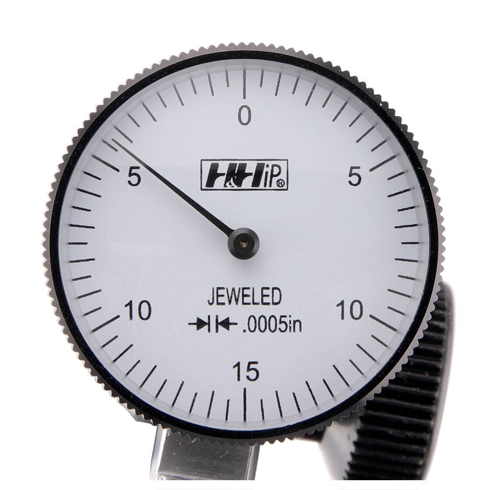 Dial Test Indicator, 0-15-0 x 0.0005" and Universal Magnetic Base