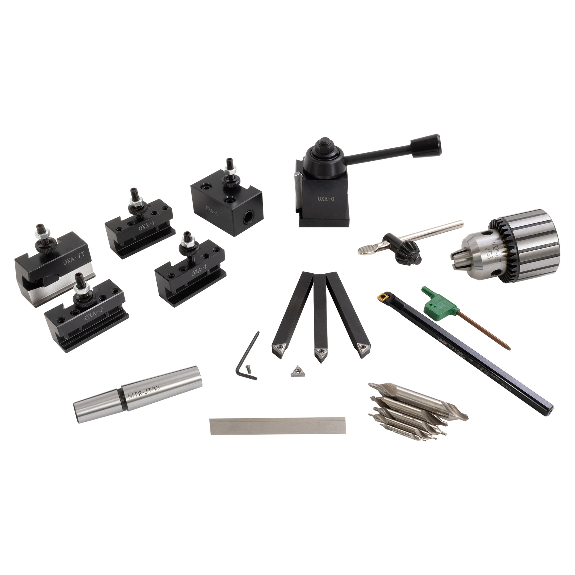 Mini Lathe Tooling Package, Premium + OXA QCTP – LittleMachineShop.com