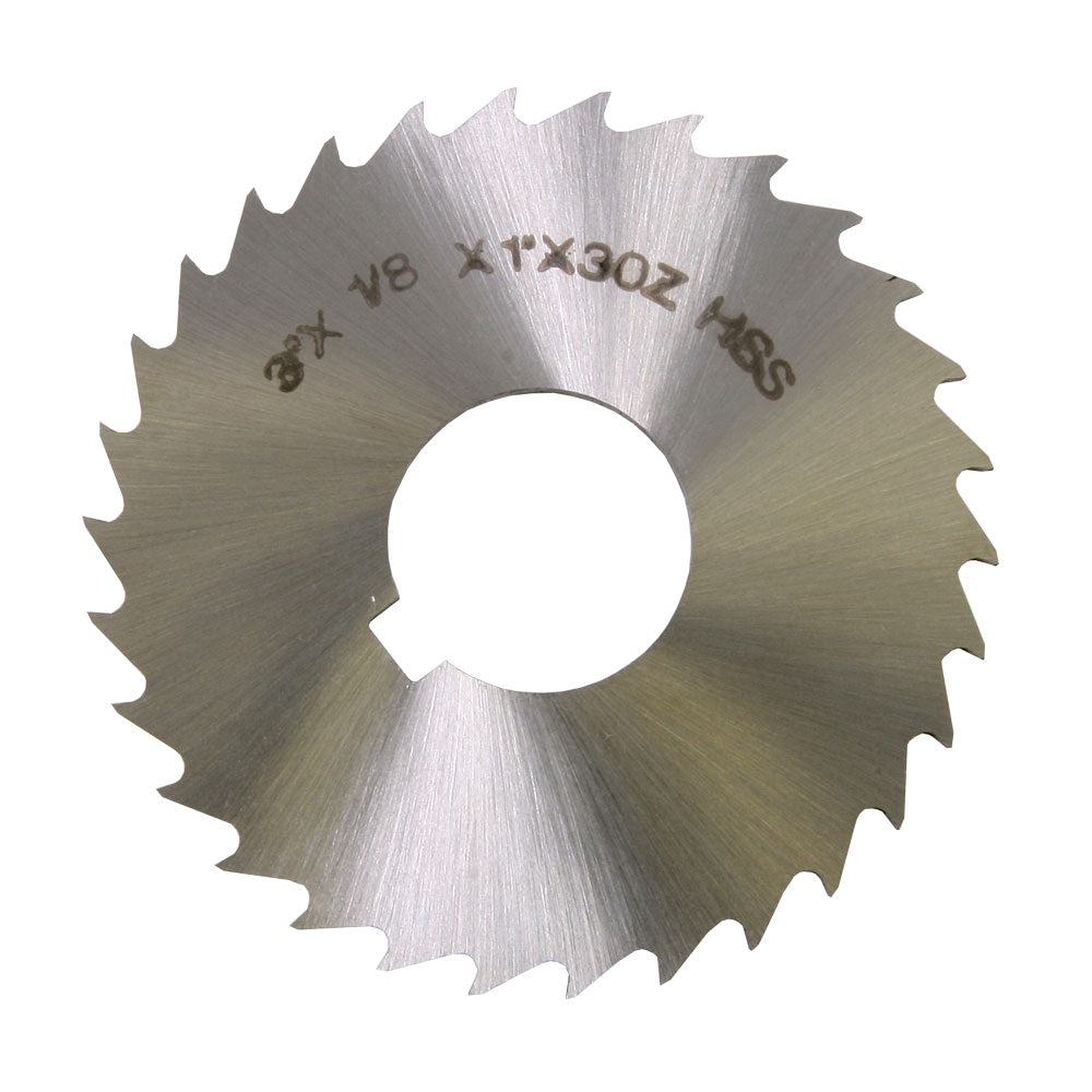 Slitting Saw Blade, 1/8", HSS