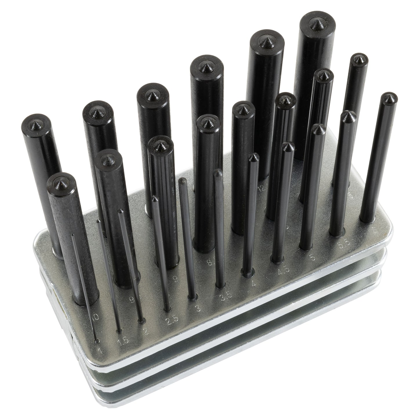 Transfer Punch Set, Metric 1.0 mm to 13.0 mm