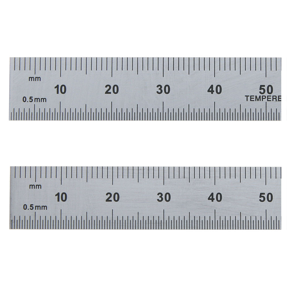 Rule, Steel, 300 mm 30 (1.0 mm/.05 mm) Flexible, PEC