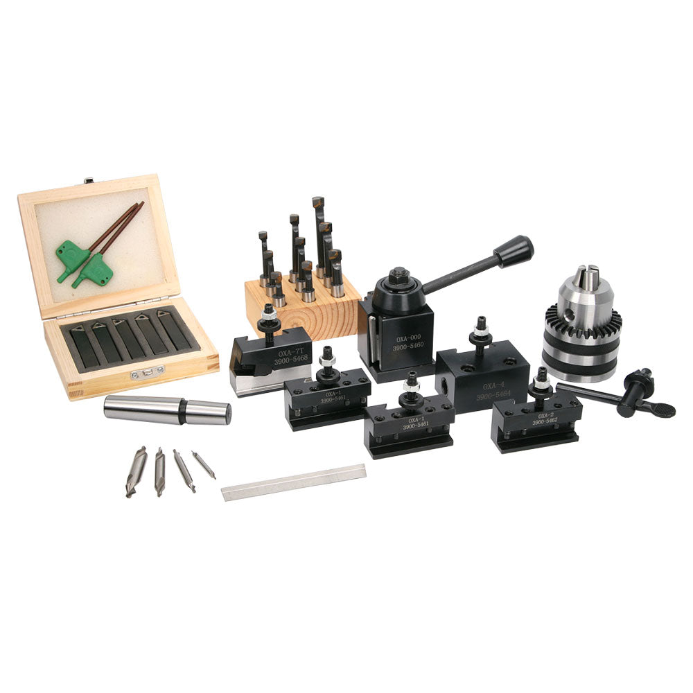 Mini Lathe Tooling Package, Basics + OXA QCTP - LittleMachineShop.com