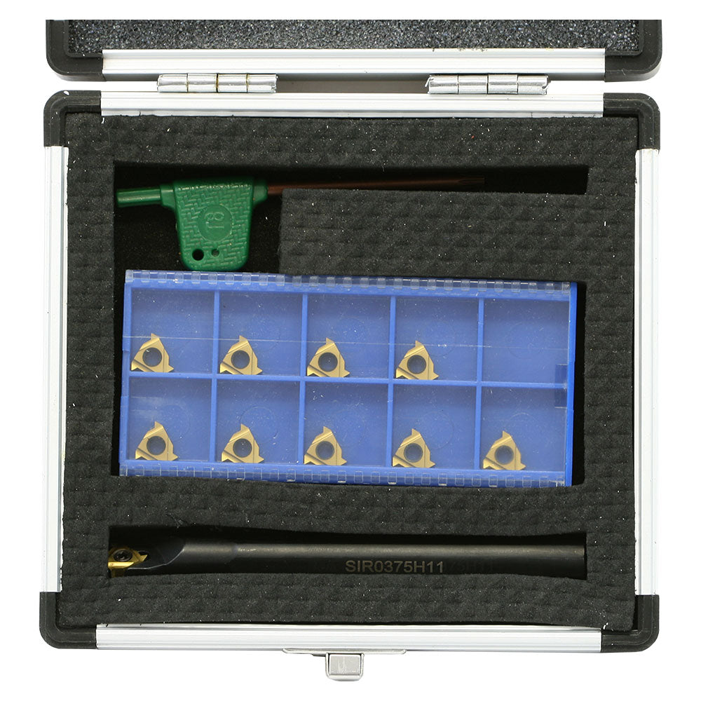 Threading Tool, Internal, 3/8" Indexable, SIR0375H11 - Set in box - CLOSEOUT - LittleMachineShop.com