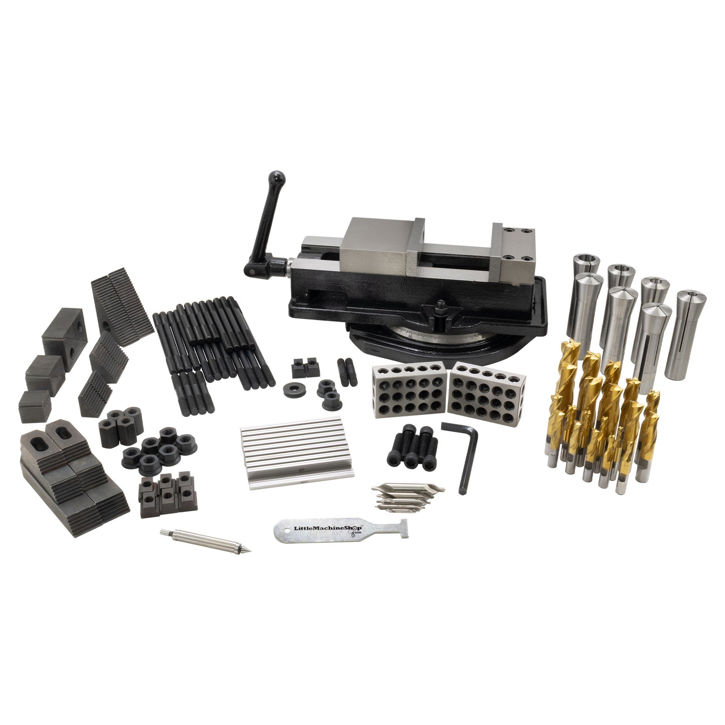 Bench Mill Tooling Package, R8 Deluxe - LittleMachineShop.com