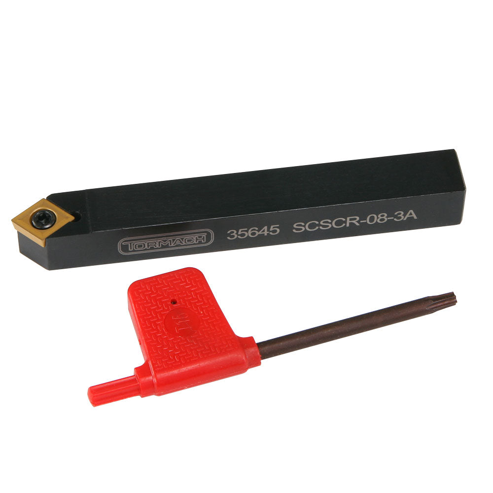Chamfer Tool, 1/2" Indexable, SCSCR-08-3A, Tormach - Littlemachineshop.com