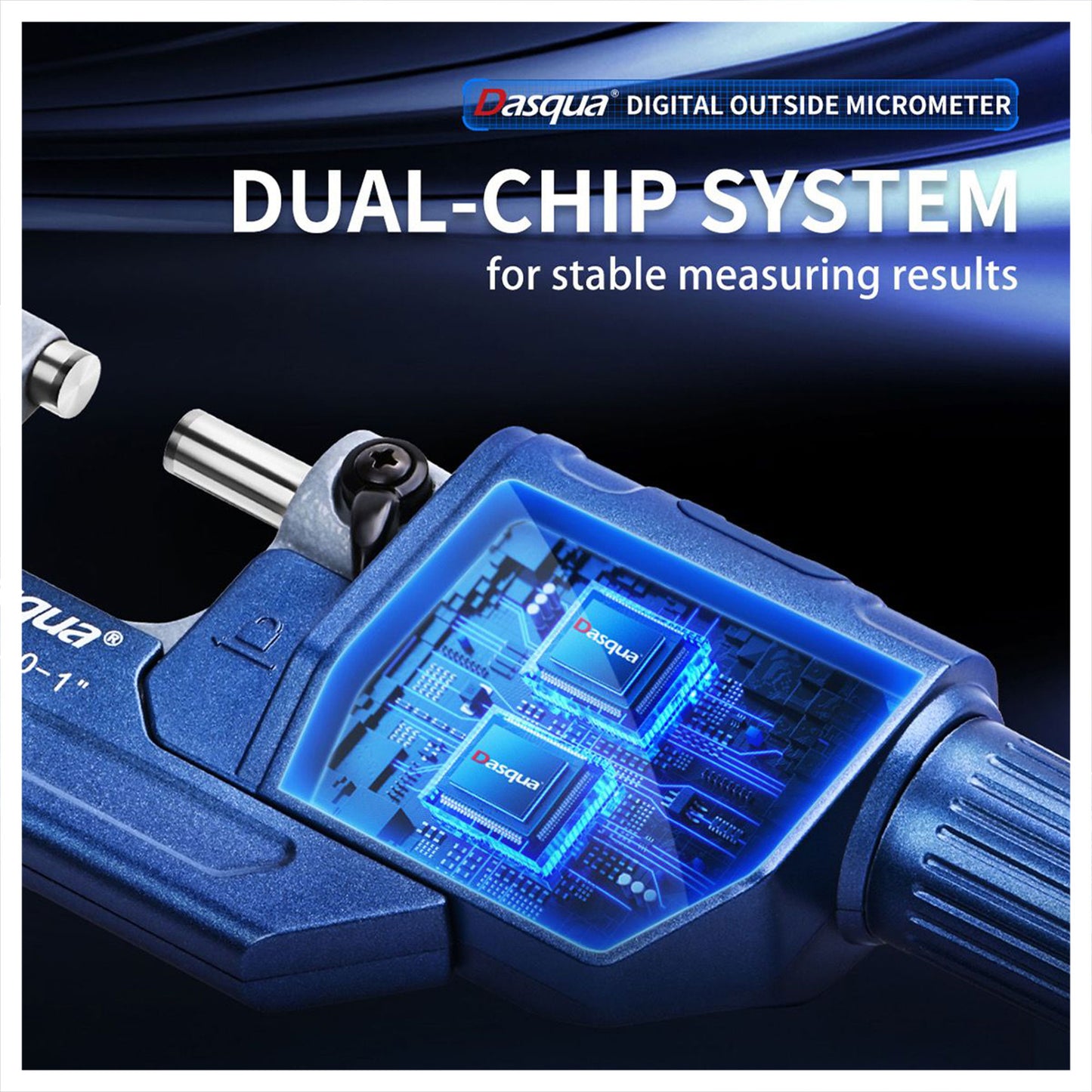 Micrometer, 0-1" Digital IP65