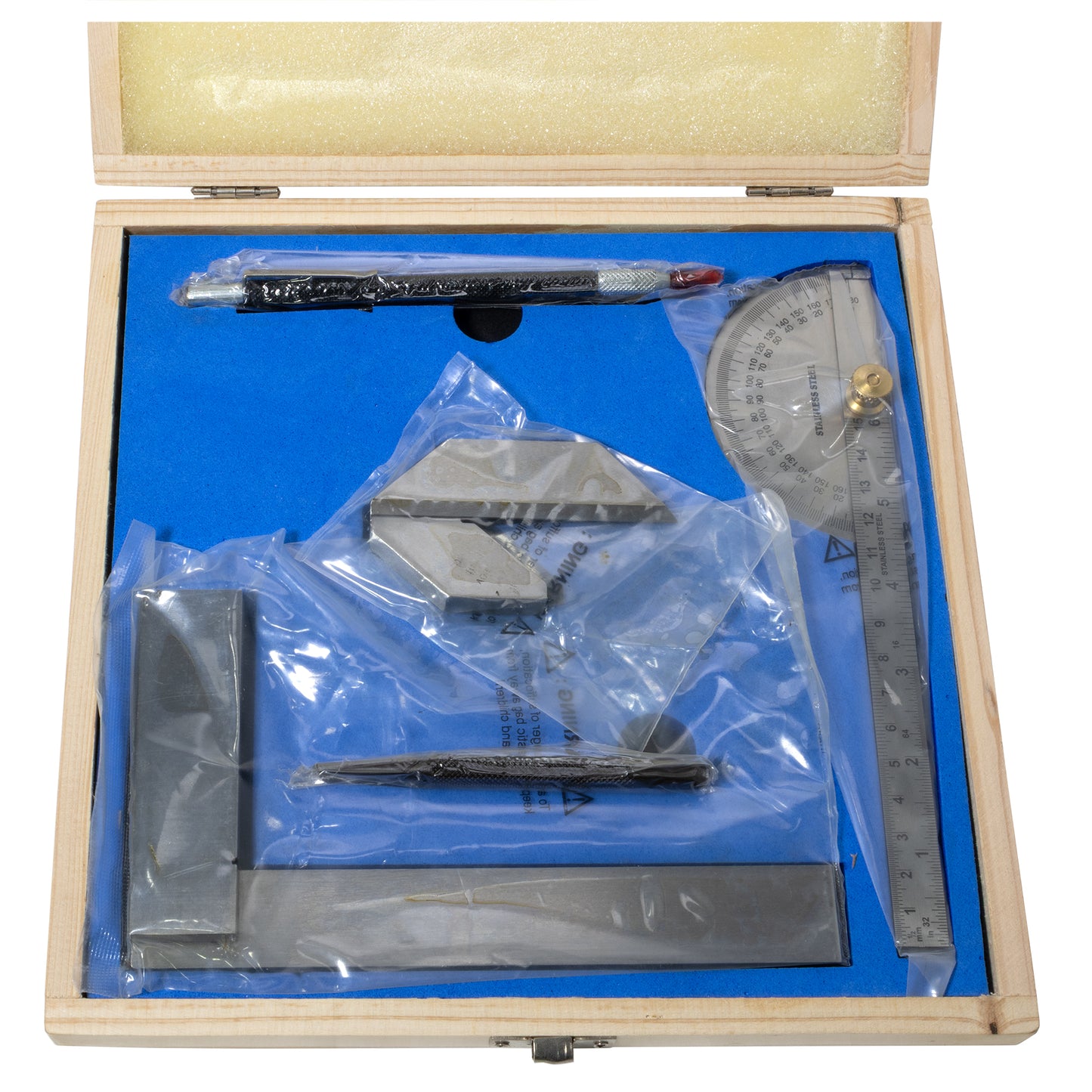 Measuring and Marking Set, 5 Piece, Package | LittleMachineShop.com