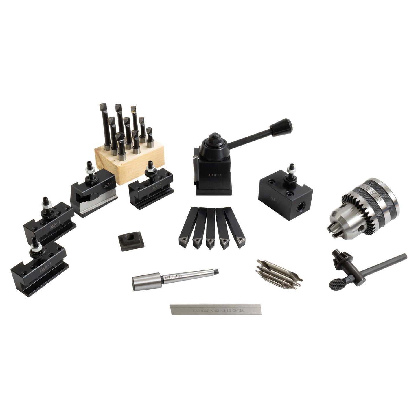 Tooling Package, Atlas/Craftsman 6" Lathe, 0MT - LittleMachineShop.com