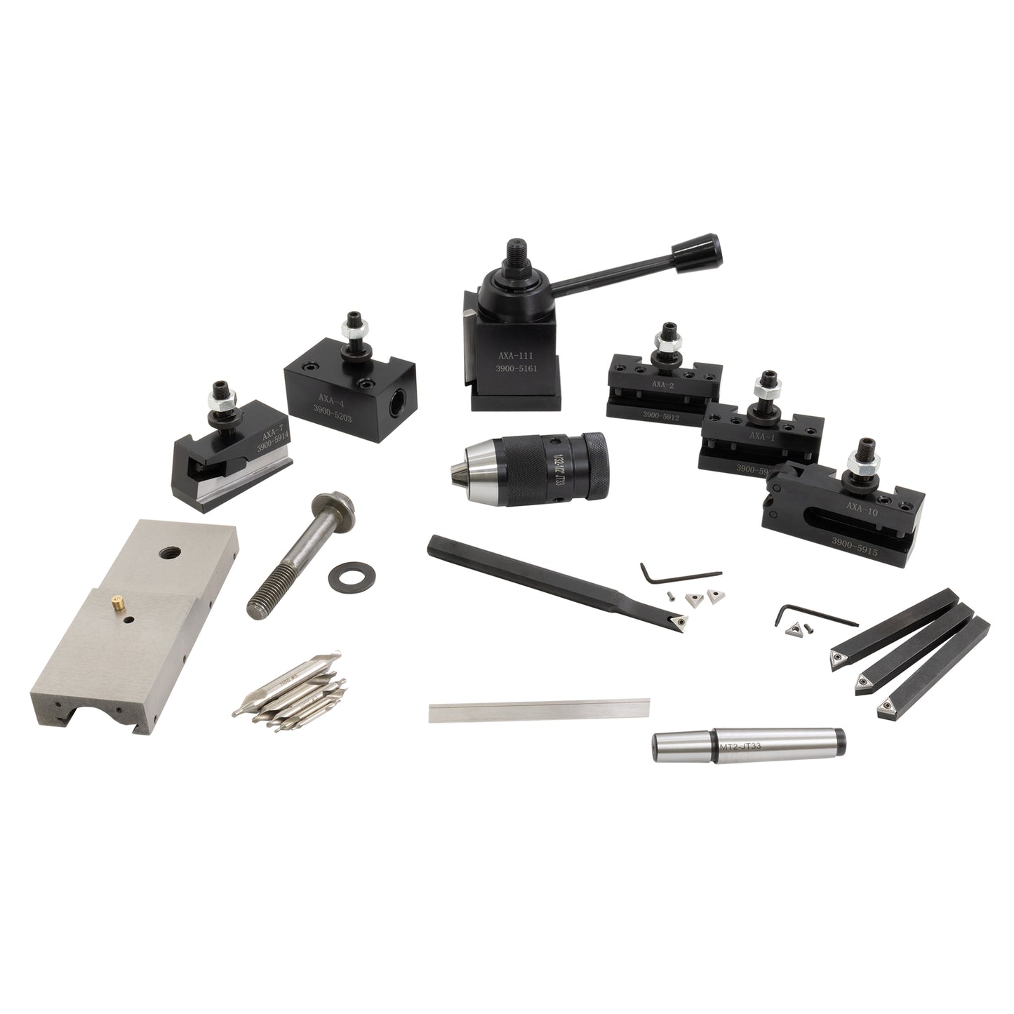 Bench Lathe Tooling Package, Premium + AXA QCTP - LittleMachineShop.com