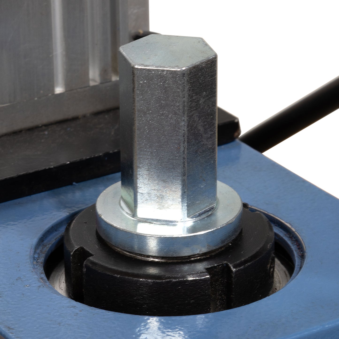 Tool Ejecting Draw Bar, Mini Mill - Installed with cover removed - LittleMachineShop.com