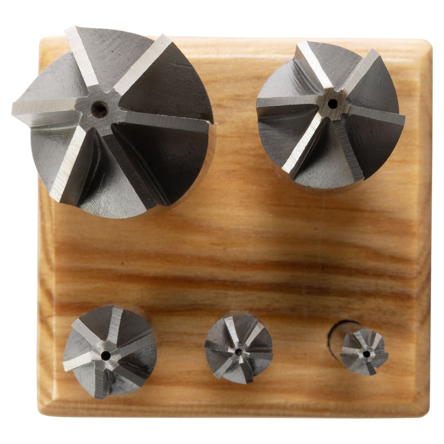 Countersink Set, Six Flute 82 Degree, Set of 5