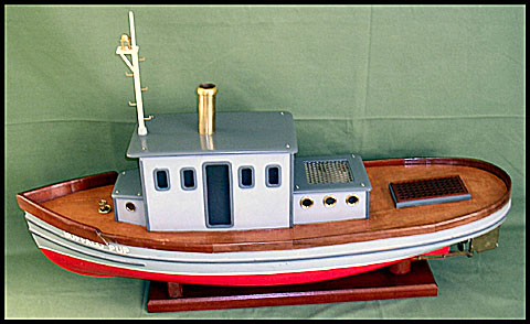Buffalo Pup Steam Tug Boat Plans 2515 - LittleMachineShop.com