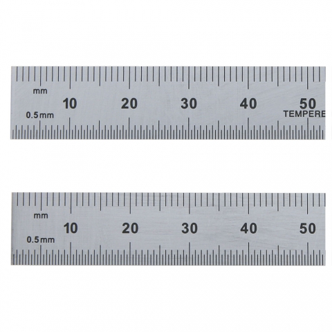Steel Rule, 300 mm 30 (1.0 mm/.05 mm) Flexible, PEC