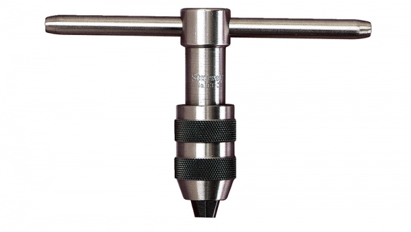 T-Handle Tap Wrench for 1/4" to1/2" Taps, Starrett T-Handle Tap Wrench for 1/4" to1/2" Taps, Starrett