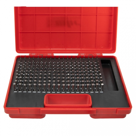 Pin Gage Set, 0.061" to 0.250" Minus Pin Gage Set, 0.061" to 0.250" Minus