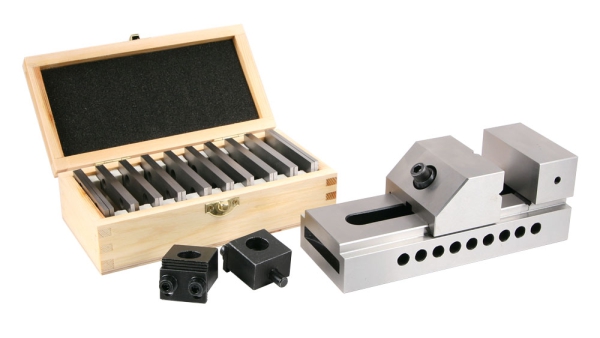 Vise, 3" Screwless plus Parallels and Mounting Clamps Vise, 3" Screwless plus Parallels and Mounting Clamps