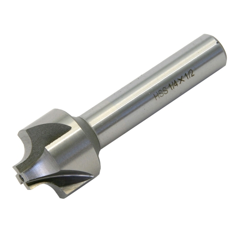 Corner Rounding End Mill, 1/4", HSS Corner Rounding End Mill, 1/4", HSS