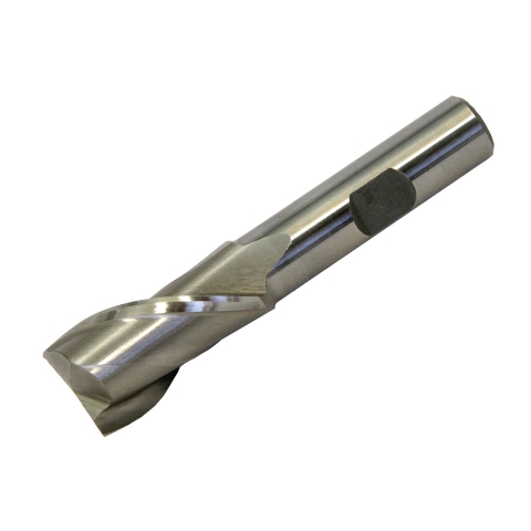 End Mill, 3/4" 2 Flute, HSS, 1/2" shank End Mill, 3/4" 2 Flute, HSS, 1/2" shank
