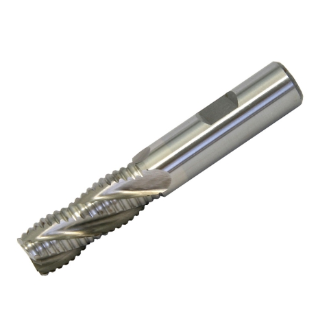 End Mill, 5/8" 4 Flute Roughing, M42 Cobalt End Mill, 5/8" 4 Flute Roughing, M42 Cobalt