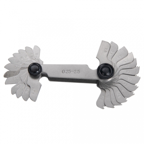 Screw Pitch Gage, Inch, 28 Leaves Screw Pitch Gage, Inch, 28 Leaves
