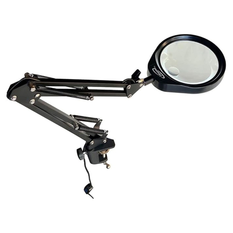 Magnifier, 8x, Desktop, LED Light Magnifier, 8x, Desktop, LED Light