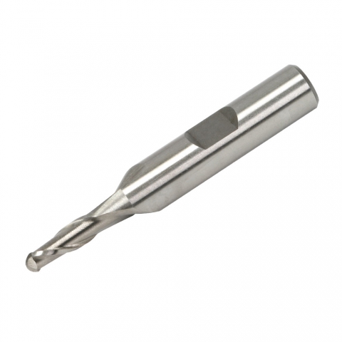 End Mill, 3/16" 2 Flute Ball, M42 Cobalt End Mill, 3/16" 2 Flute Ball, M42 Cobalt