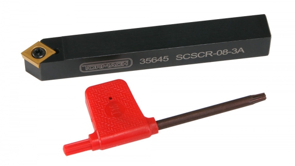 Chamfer Tool, 1/2" Indexable, SCSCR-08-3A, Tormach Chamfer Tool, 1/2" Indexable, SCSCR-08-3A, Tormach