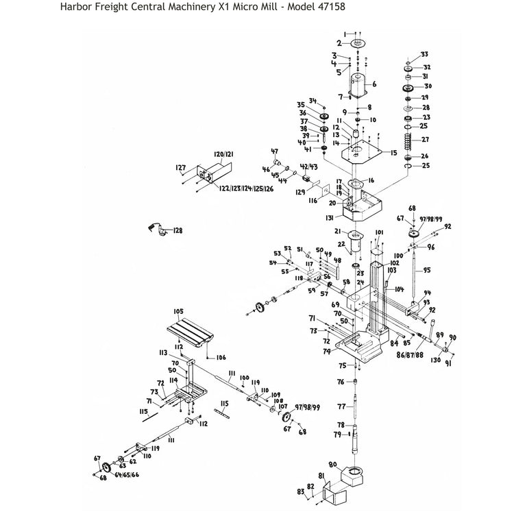 Harbor Freight Central Machinery 47158