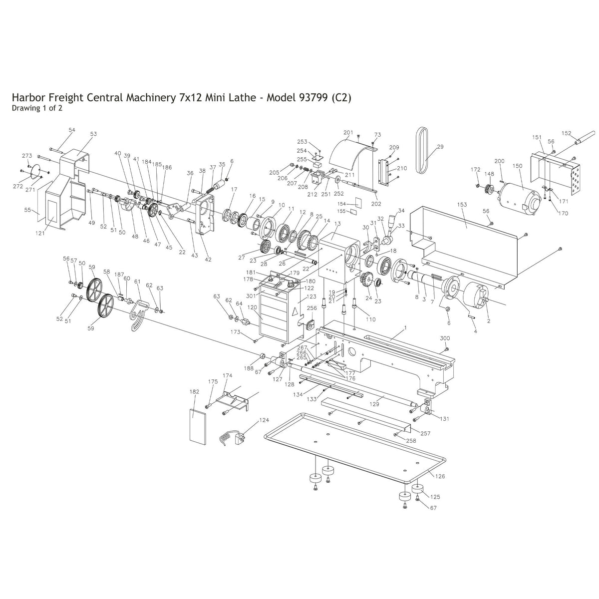 Harbor Freight Central Machinery 93799 | LittleMachineShop.com