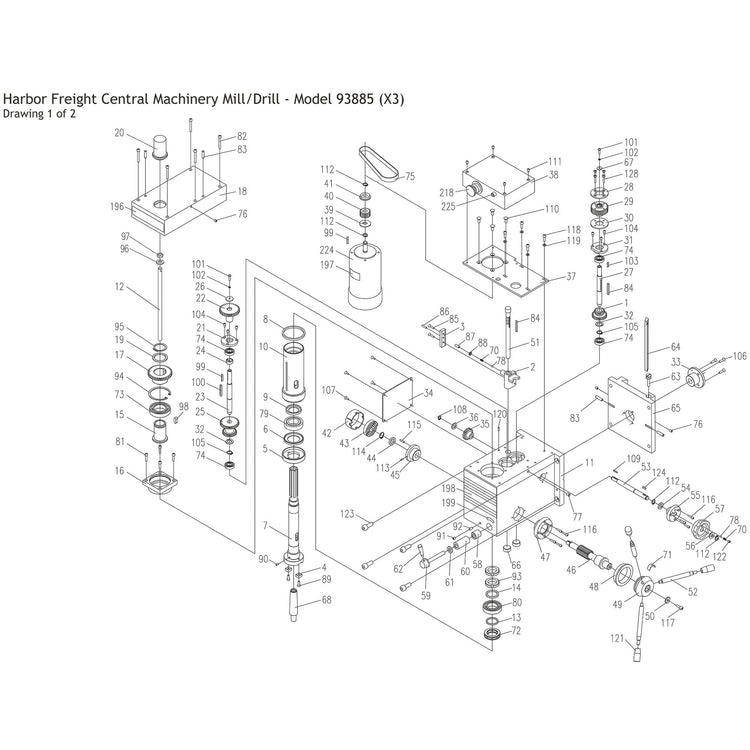 Harbor Freight Central Machinery 93885