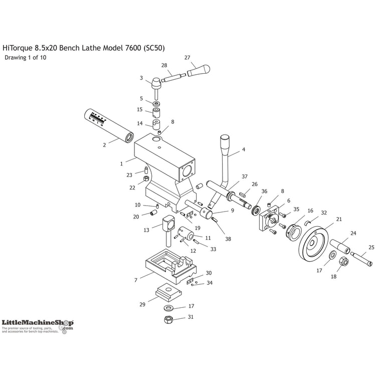 LittleMachineShop.com HiTorque 7600