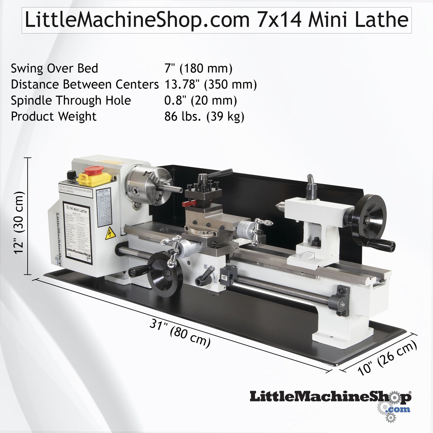 SIEG C2 7x14 Mini Lathe