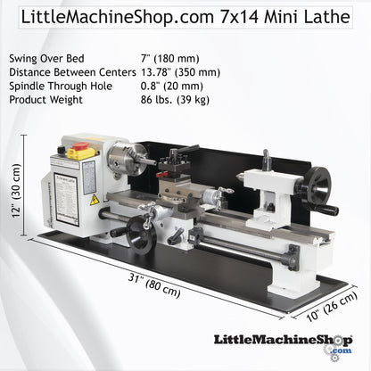 SIEG C2 7x14 Mini Lathe