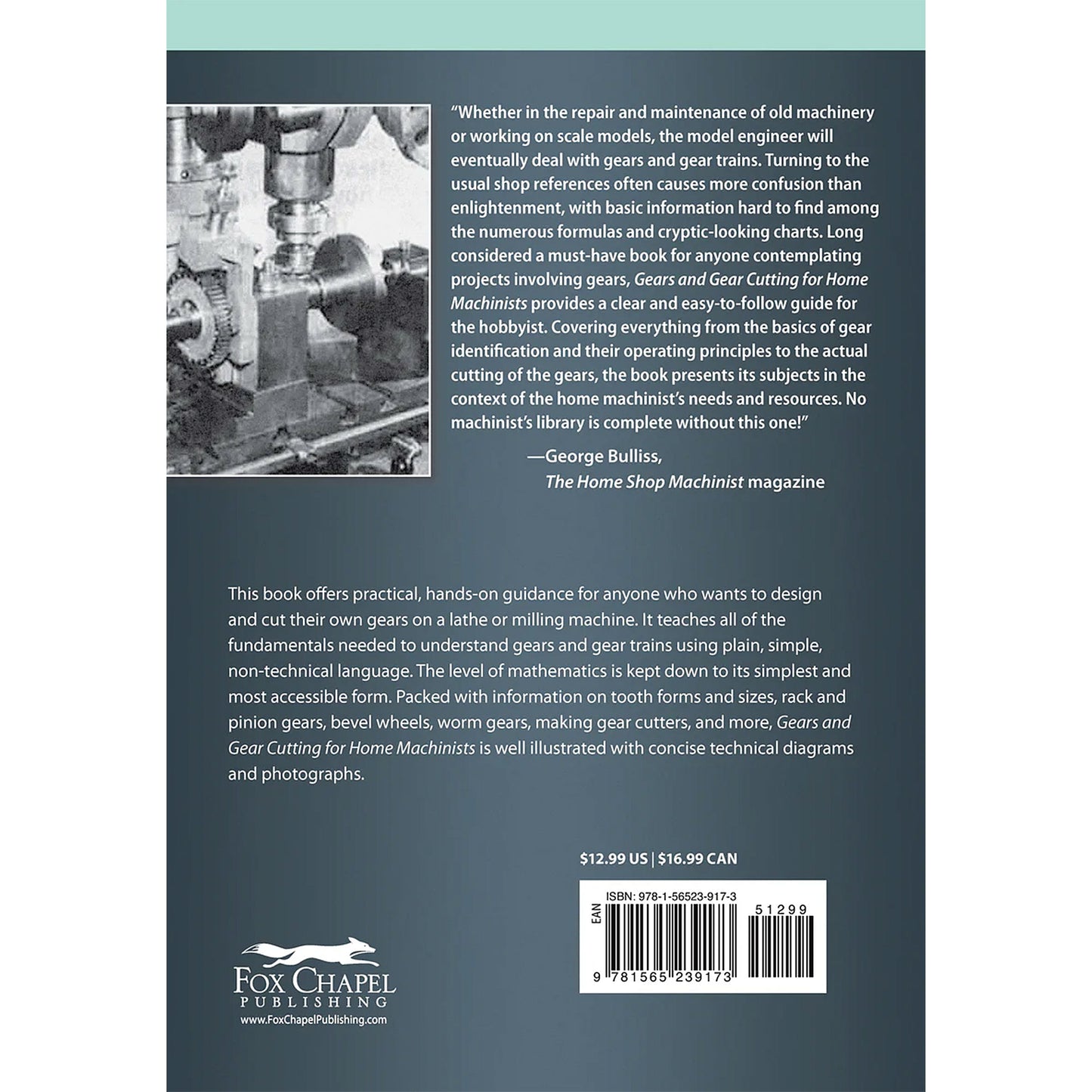 Gears and Gear Cutting for Home Machinists