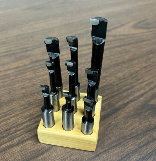 Boring Bar Set, 1/2" Shank, Carbide - CLEARANCE
