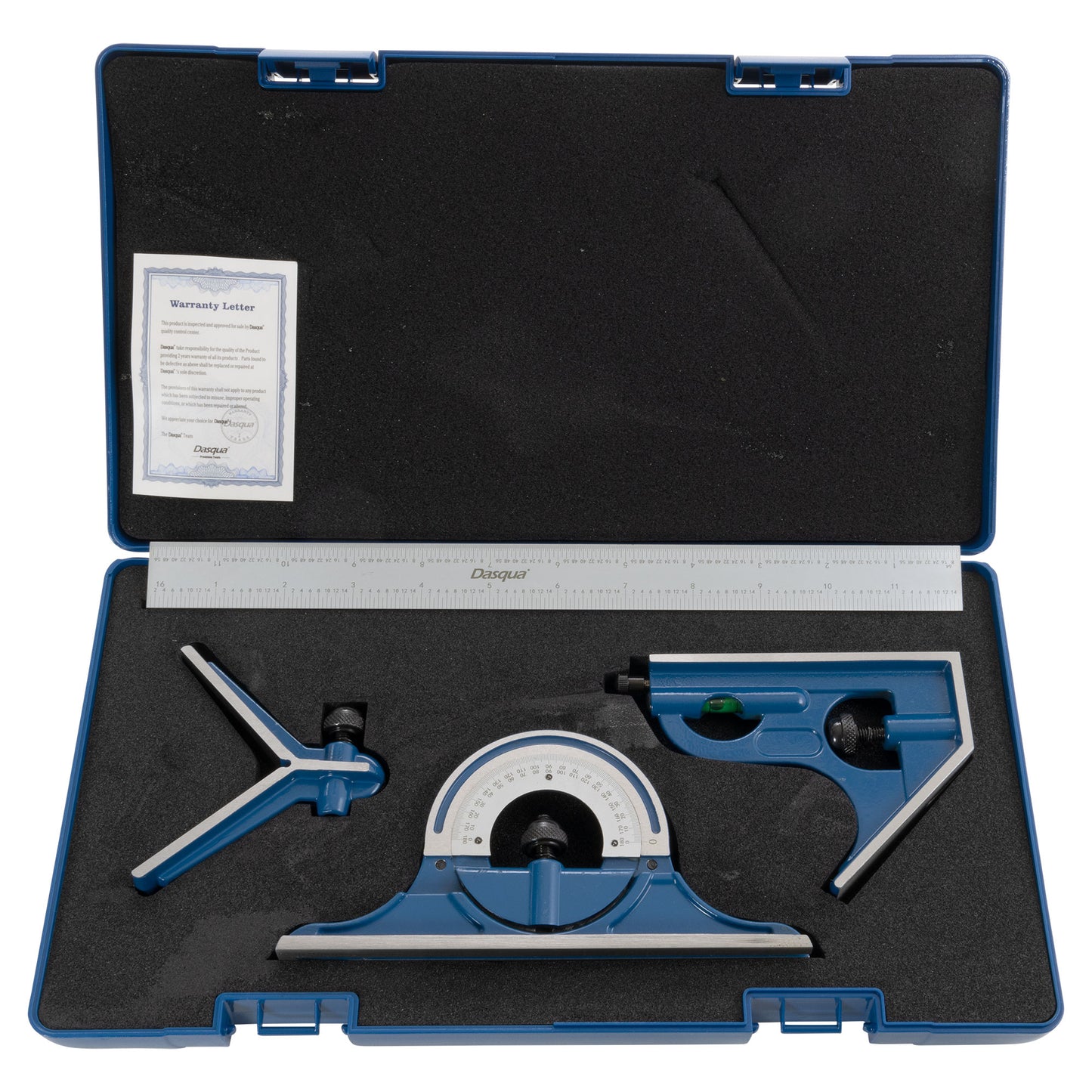 Combination Square Set, 12" 4R, Dasqua