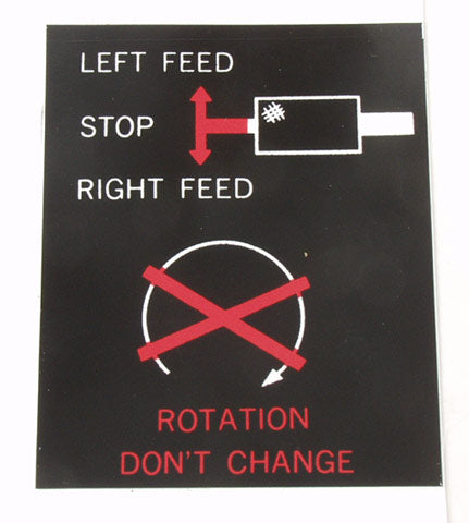 Label, Left Feed/Stop/Right Feed – LittleMachineShop.com