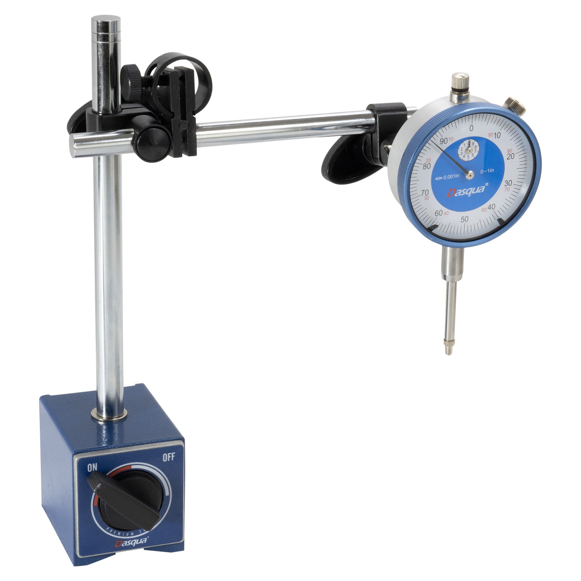 Dial Indicator and Magnetic Base, Dasqua
