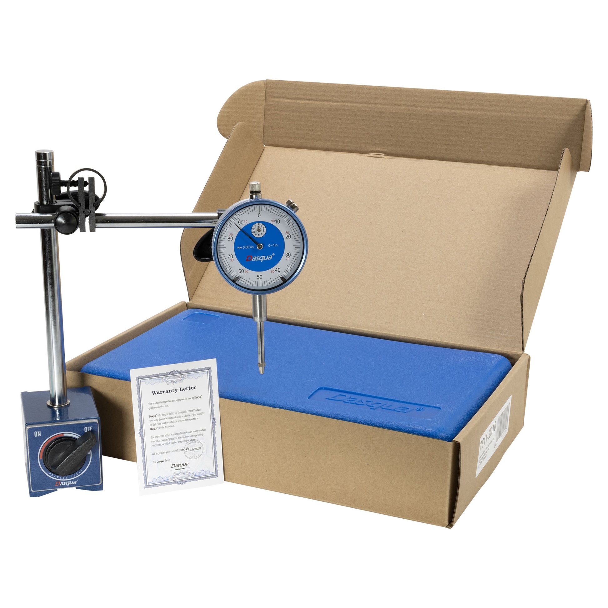 Dial Indicator and Magnetic Base, Dasqua