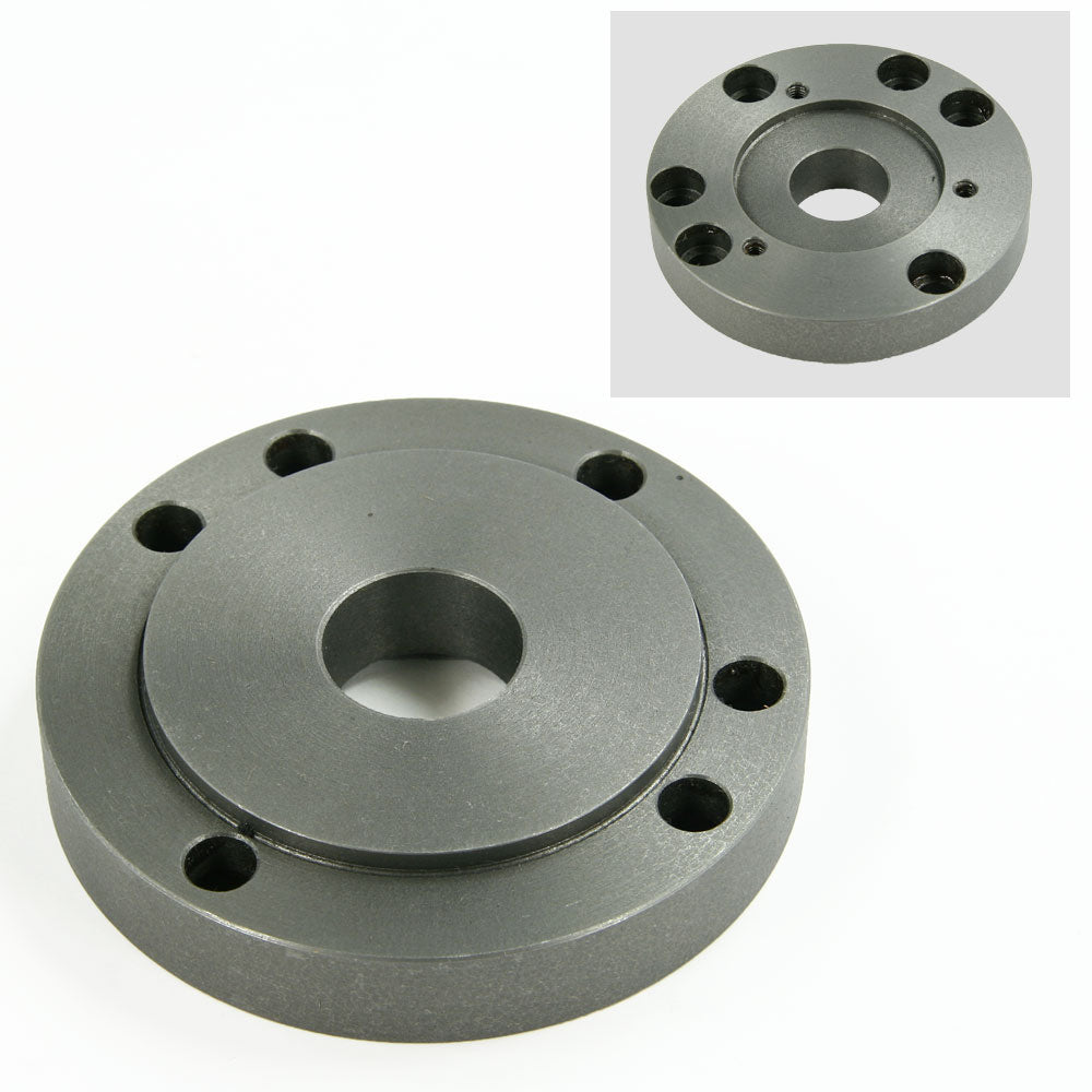 Adapter, 3" Spindle to 4" Lathe Chuck - 72MM Recess