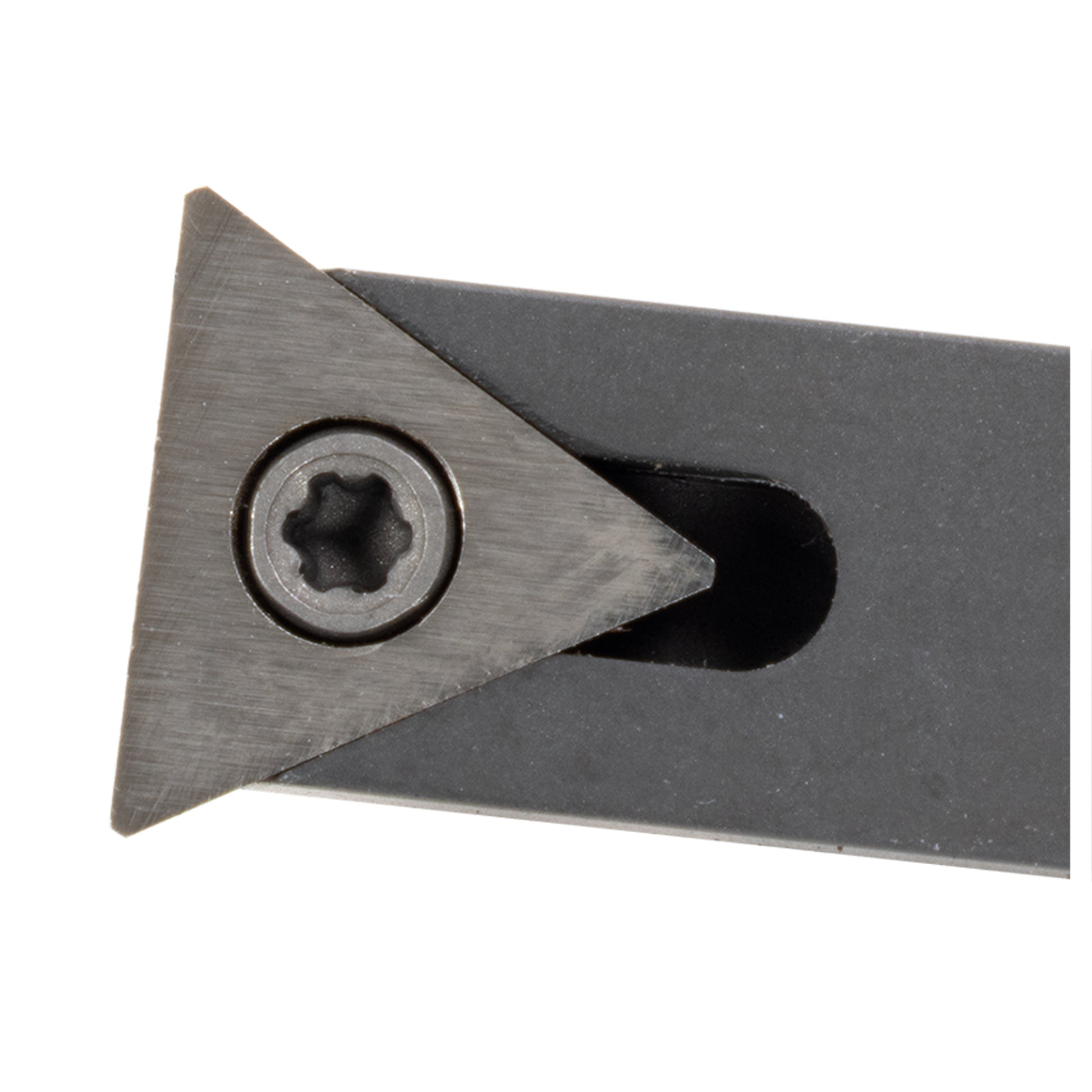Boring Bar, 1/2" Indexable, HSS Triangle Inserts, A R Warner Kit #14 - Insert end - LittleMachineShop.com