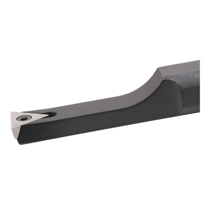 Boring Bar, 1/2" Indexable, HSS Triangle Inserts, A R Warner Kit #14 - Detail of end - LittleMachineShop.com