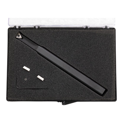 Boring Bar, 1/2" Indexable, HSS Triangle Inserts, A R Warner Kit #14 - Kit in case - LittleMachineShop.com