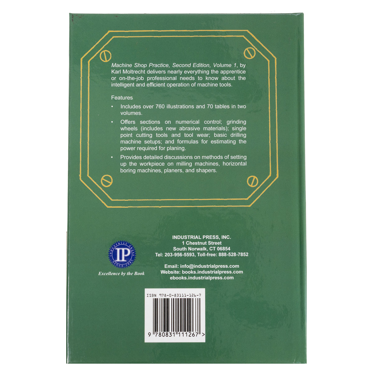 Machine Shop Practice, Vol. 1, Back Cover | LittleMachineShop.com