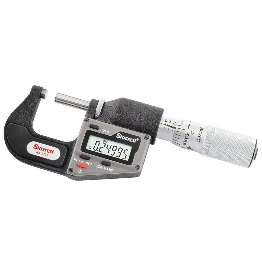 Starrett Digital Micrometer 3732 - LittleMachineShop.com