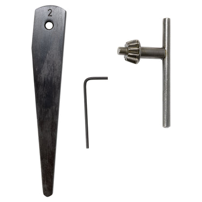 Turret Tool Holder, 2MT Tailstock, 3 Heads - Included Tools - LittleMachineShop.com