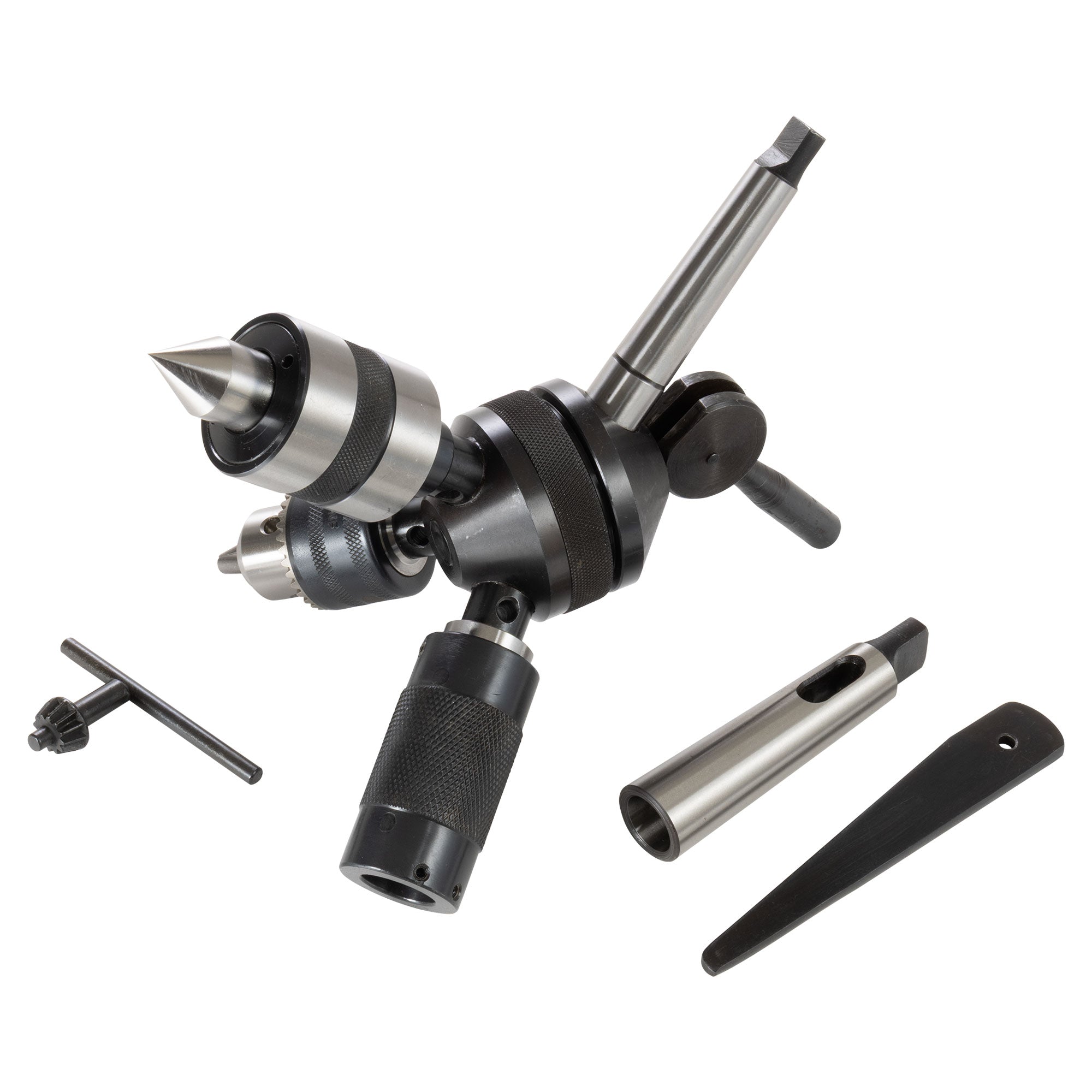 Turret Tool Holder, 2MT Tailstock, 3 Heads – LittleMachineShop.com