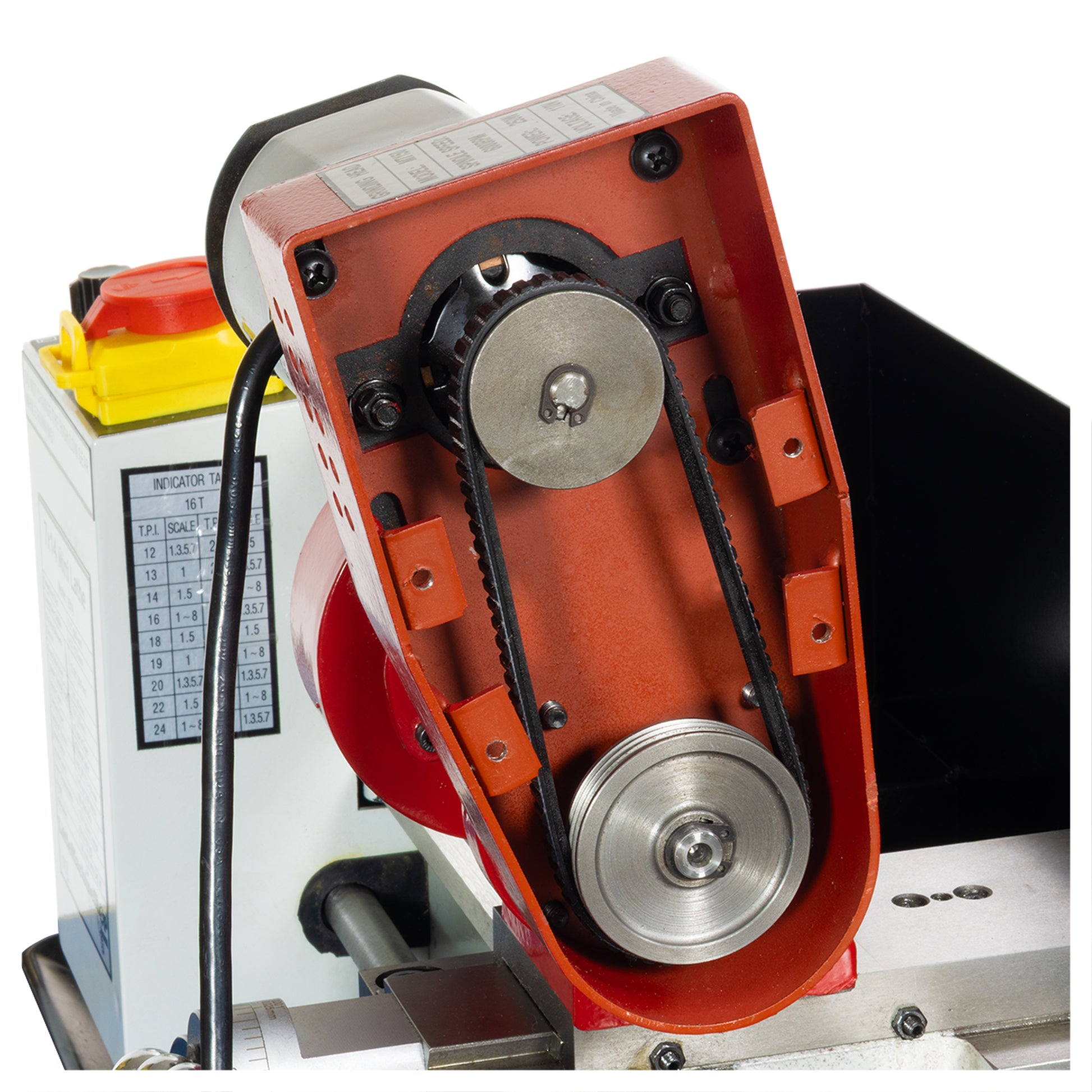 Tool Post Grinder, 7x Mini Lathe - Belt Detail | LittleMachineShop.com